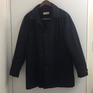 Calvin Klein Black Rain Coat